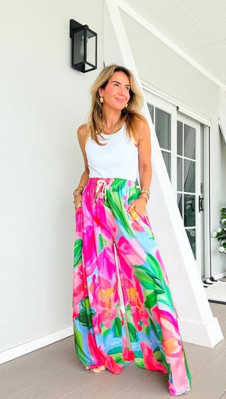 Tropical Paradise Kapri Italian Pants