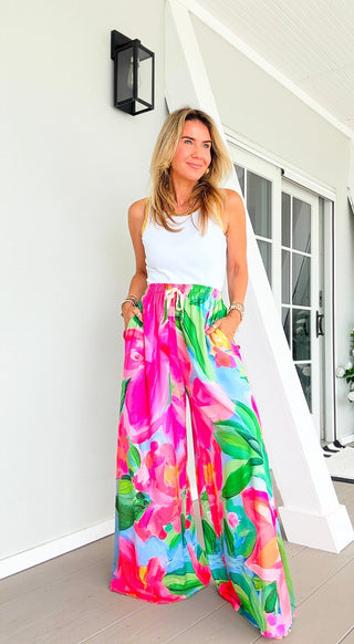 Tropical Paradise Kapri Italian Pants