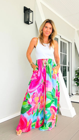 Tropical Paradise Kapri Italian Pants