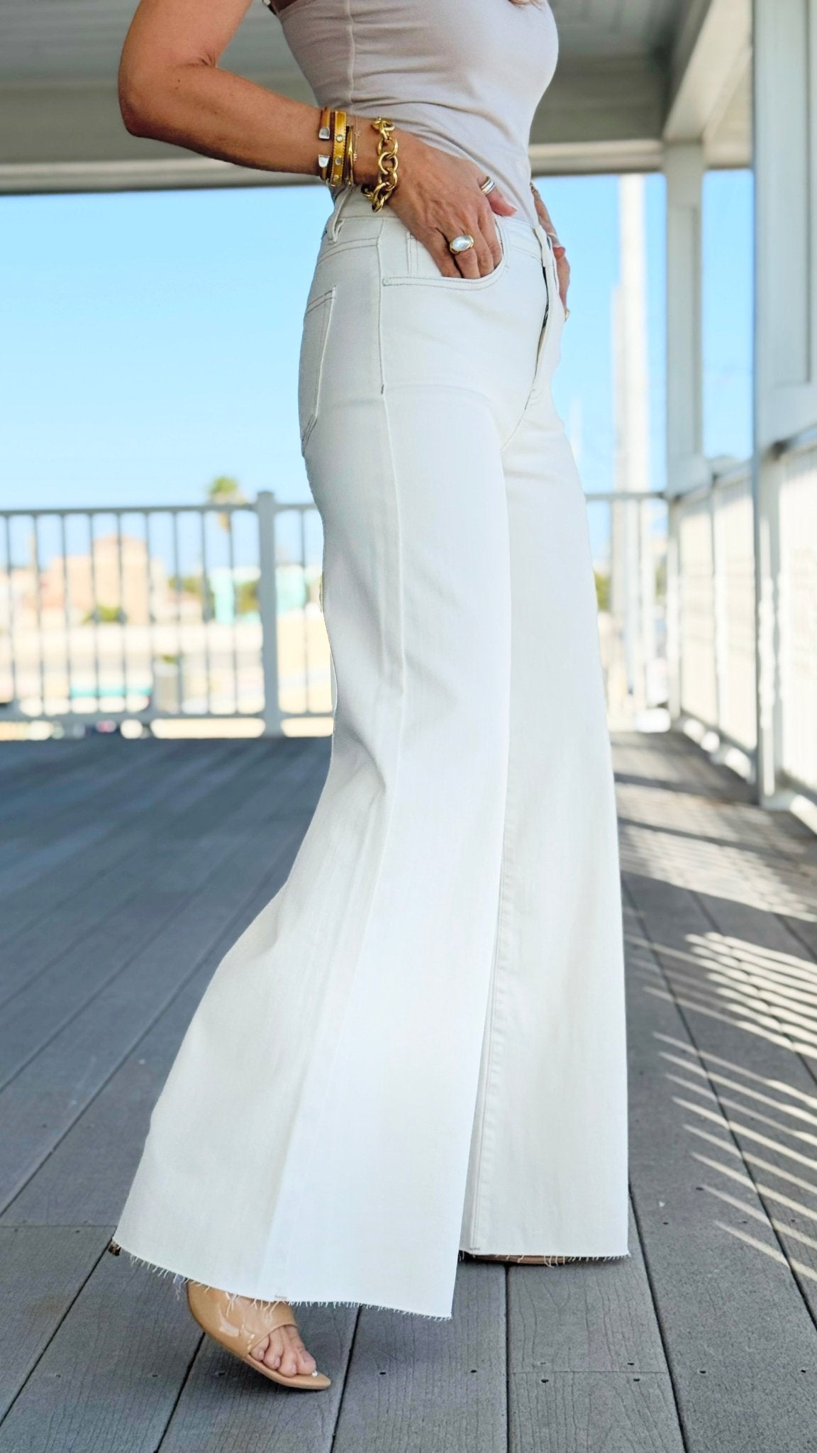 Tummy Control Cream Palazzo