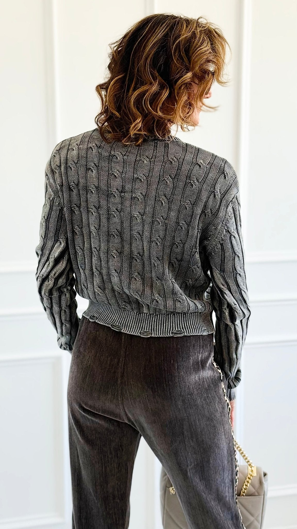 Twist & Texture Sweater-140 Sweaters-Weilco-Coastal Bloom Boutique, find the trendiest versions of the popular styles and looks Located in Indialantic, FL