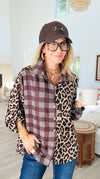 Two Sides Story Italian Button- Down Top-110 Long Sleeve Tops-SEÑORITA C-Coastal Bloom Boutique, find the trendiest versions of the popular styles and looks Located in Indialantic, FL