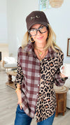 Two Sides Story Italian Button- Down Top-110 Long Sleeve Tops-SEÑORITA C-Coastal Bloom Boutique, find the trendiest versions of the popular styles and looks Located in Indialantic, FL