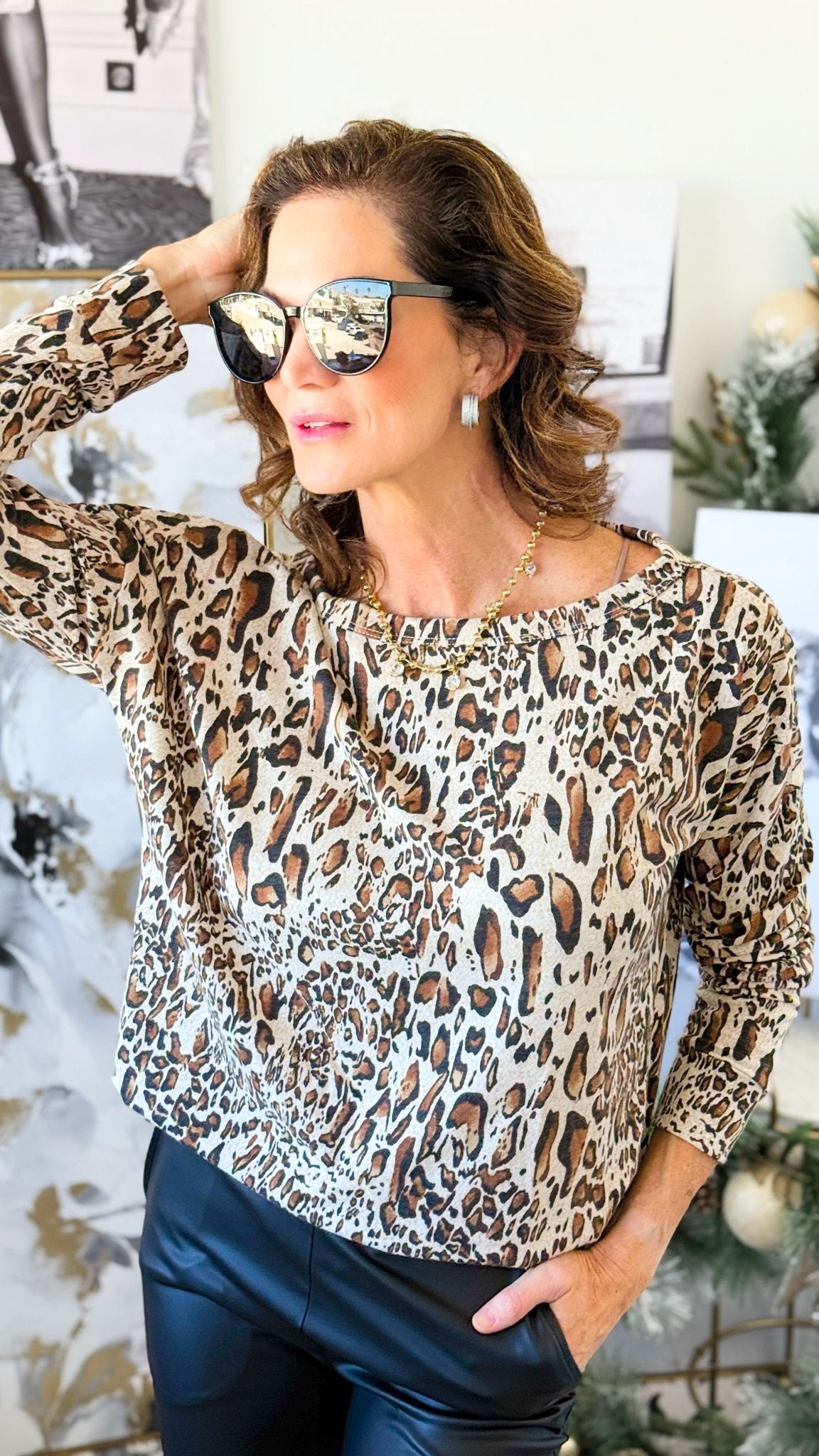 Untamed Ease Knit Top-110 Long Sleeve Tops-oddi-Coastal Bloom Boutique, find the trendiest versions of the popular styles and looks Located in Indialantic, FL