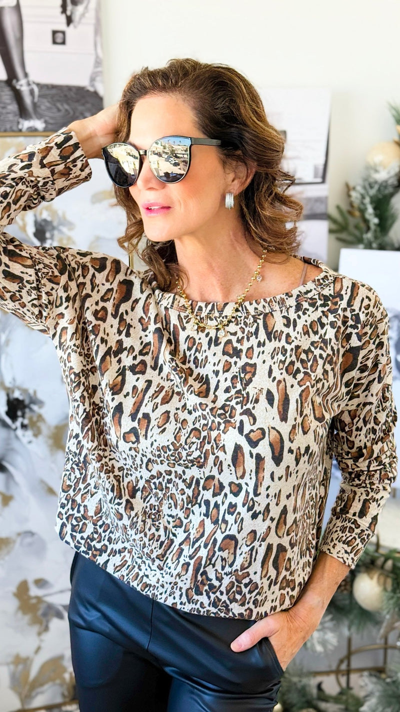 Untamed Ease Knit Top-110 Long Sleeve Tops-oddi-Coastal Bloom Boutique, find the trendiest versions of the popular styles and looks Located in Indialantic, FL