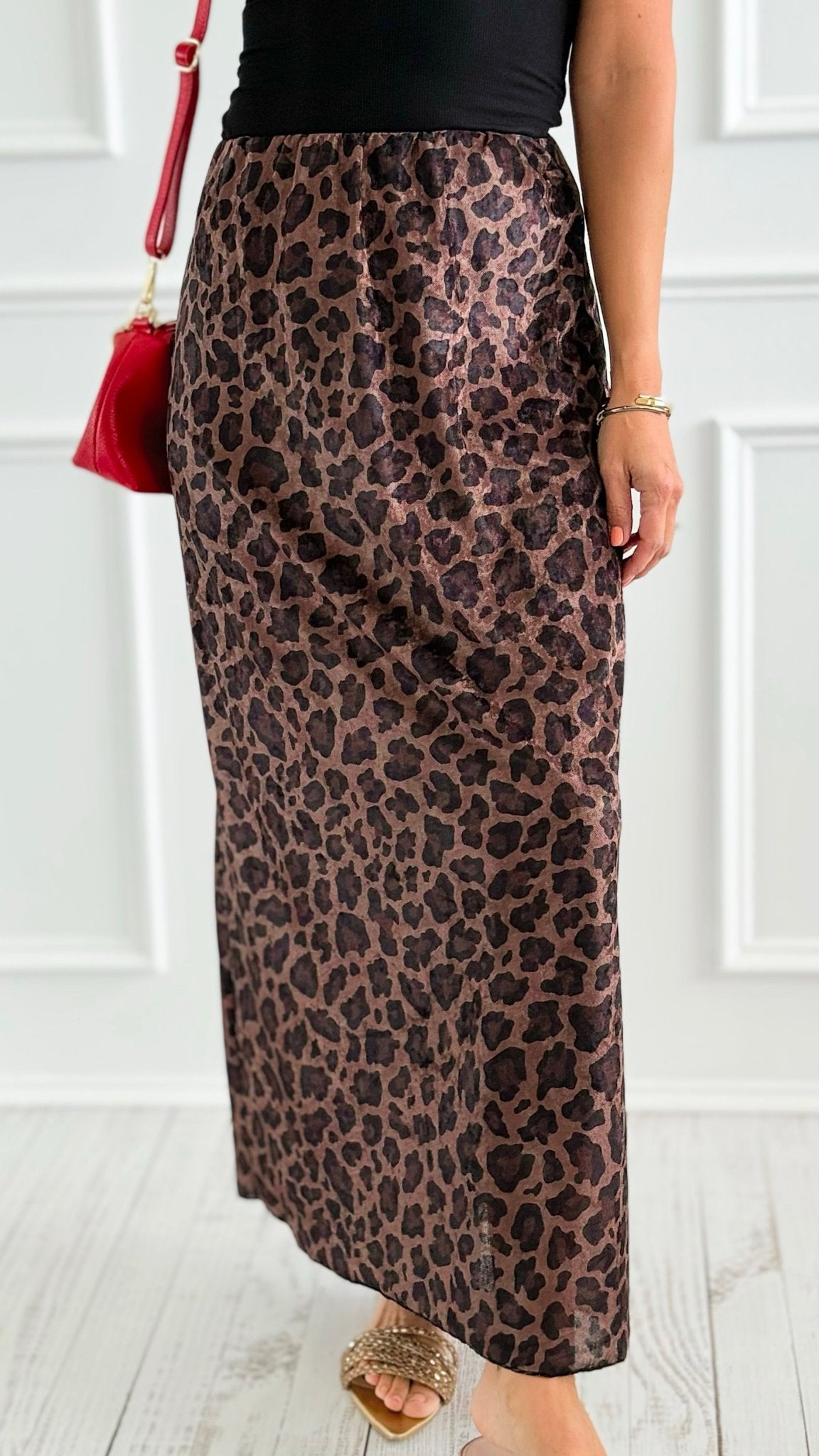 Untamed Elegance Italian Skirt-170 bottoms-Mitica & Co-Coastal Bloom Boutique, find the trendiest versions of the popular styles and looks Located in Indialantic, FL