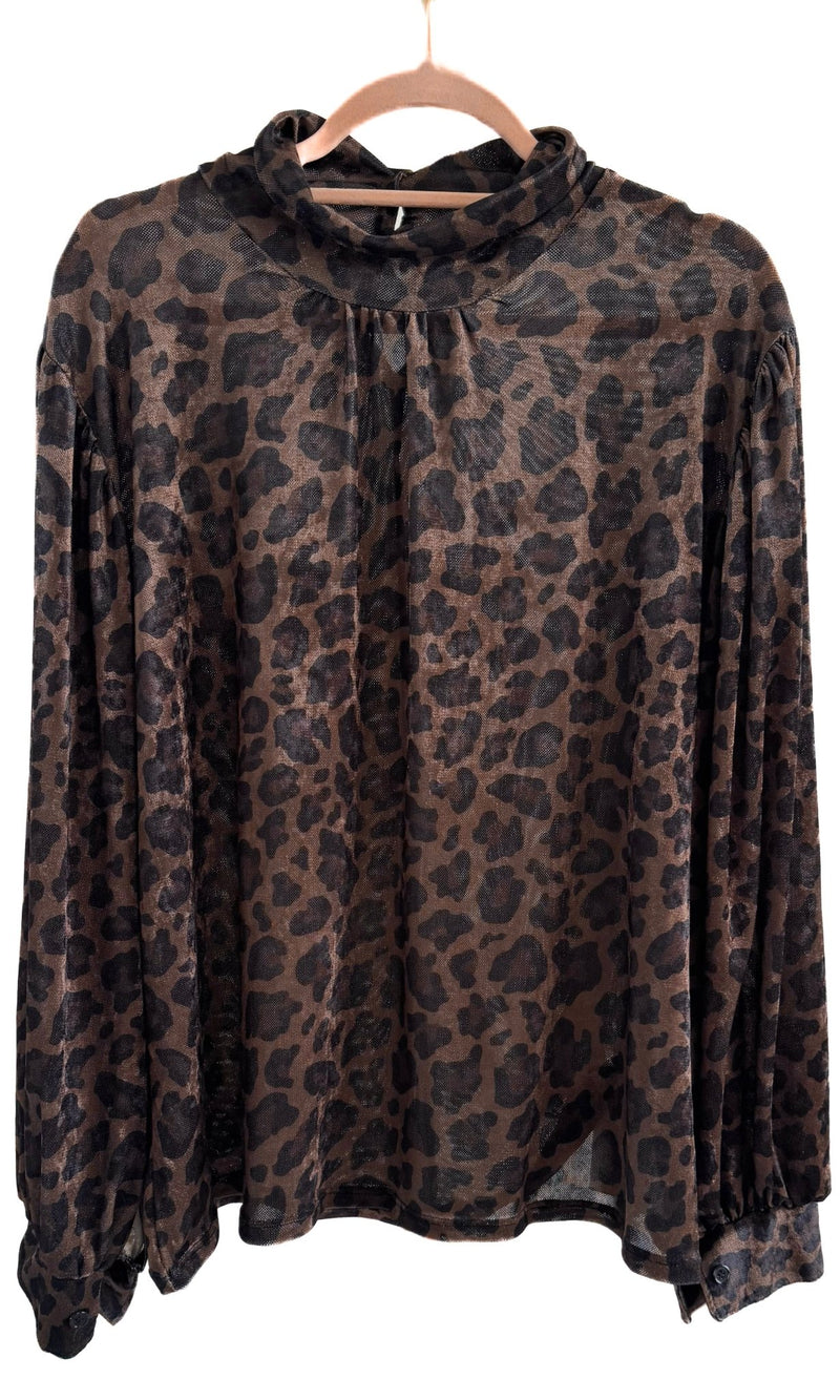 Untamed Elegance Turtleneck Italian Top-110 Long Sleeve Tops-Mitica & Co-Coastal Bloom Boutique, find the trendiest versions of the popular styles and looks Located in Indialantic, FL