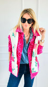 Untamed Mood Pink Leopard Utility Jacket-160 Jackets-DAVI & DANI-Coastal Bloom Boutique, find the trendiest versions of the popular styles and looks Located in Indialantic, FL