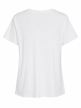 V-Neck Everyday Relaxed Top - White