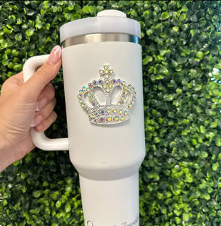 Crown Jeweled Tumbler