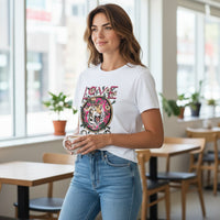 Love & Power Tee - White-110 short Sleeve Top-Weilco-Coastal Bloom Boutique, find the trendiest versions of the popular styles and looks Located in Indialantic, FL