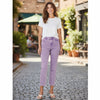 Washed Edge Cropped Jeans - Violet-190 Denim-Zenana-Coastal Bloom Boutique, find the trendiest versions of the popular styles and looks Located in Indialantic, FL