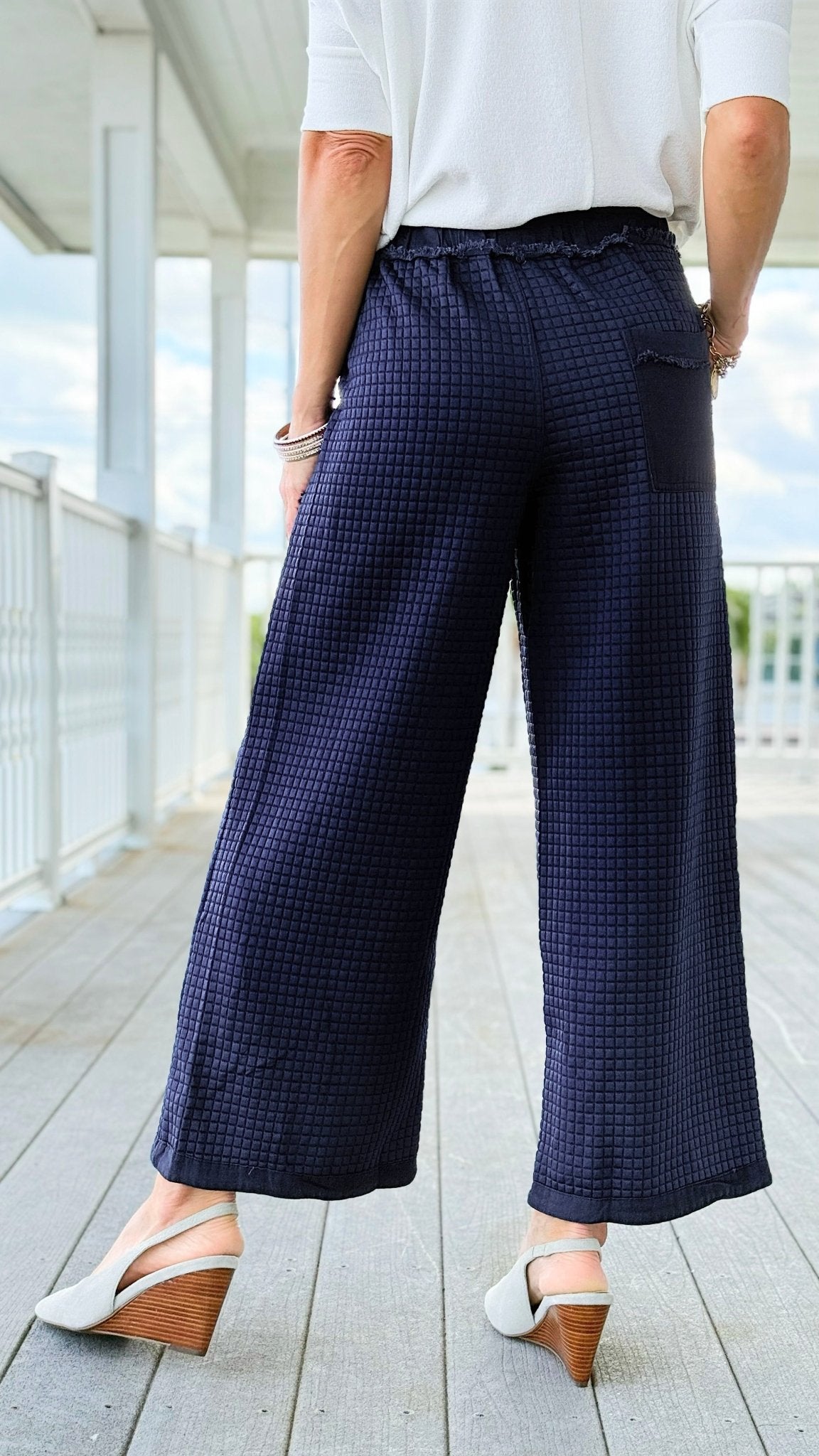 Wanderlust Dream Frayed Pocket Pants