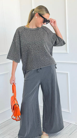 Washed Ease Pull-On Italian Pant