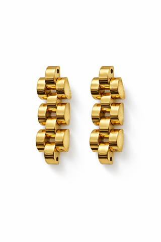 Watch Link Earrings