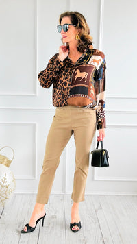 Weekend Muse Slim Ankle Pant-Mushroom-100 Pants-spin usa-Coastal Bloom Boutique, find the trendiest versions of the popular styles and looks Located in Indialantic, FL