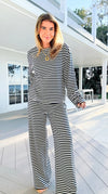 Weekend Muse Striped Pant-100 Pants-things between-Coastal Bloom Boutique, find the trendiest versions of the popular styles and looks Located in Indialantic, FL