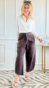 Weekend Wander Vintage Terry Wide Leg Pant