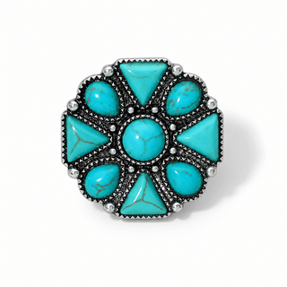 Western Flower Stretch Ring