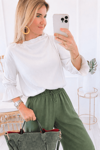 Where Quiet Elegance Takes Shape Top - Off White