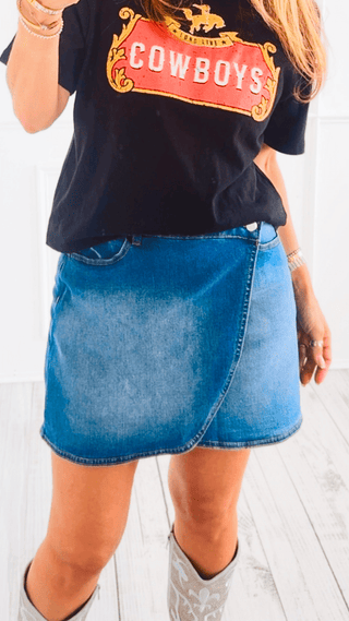 Where Sunlit Days Unfold Skirt