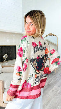 Whimsical Romance Italian Emilia Knit Sweater-140 Sweaters-SORPRESA-Coastal Bloom Boutique, find the trendiest versions of the popular styles and looks Located in Indialantic, FL