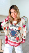 Whimsical Romance Italian Emilia Knit Sweater-140 Sweaters-SORPRESA-Coastal Bloom Boutique, find the trendiest versions of the popular styles and looks Located in Indialantic, FL