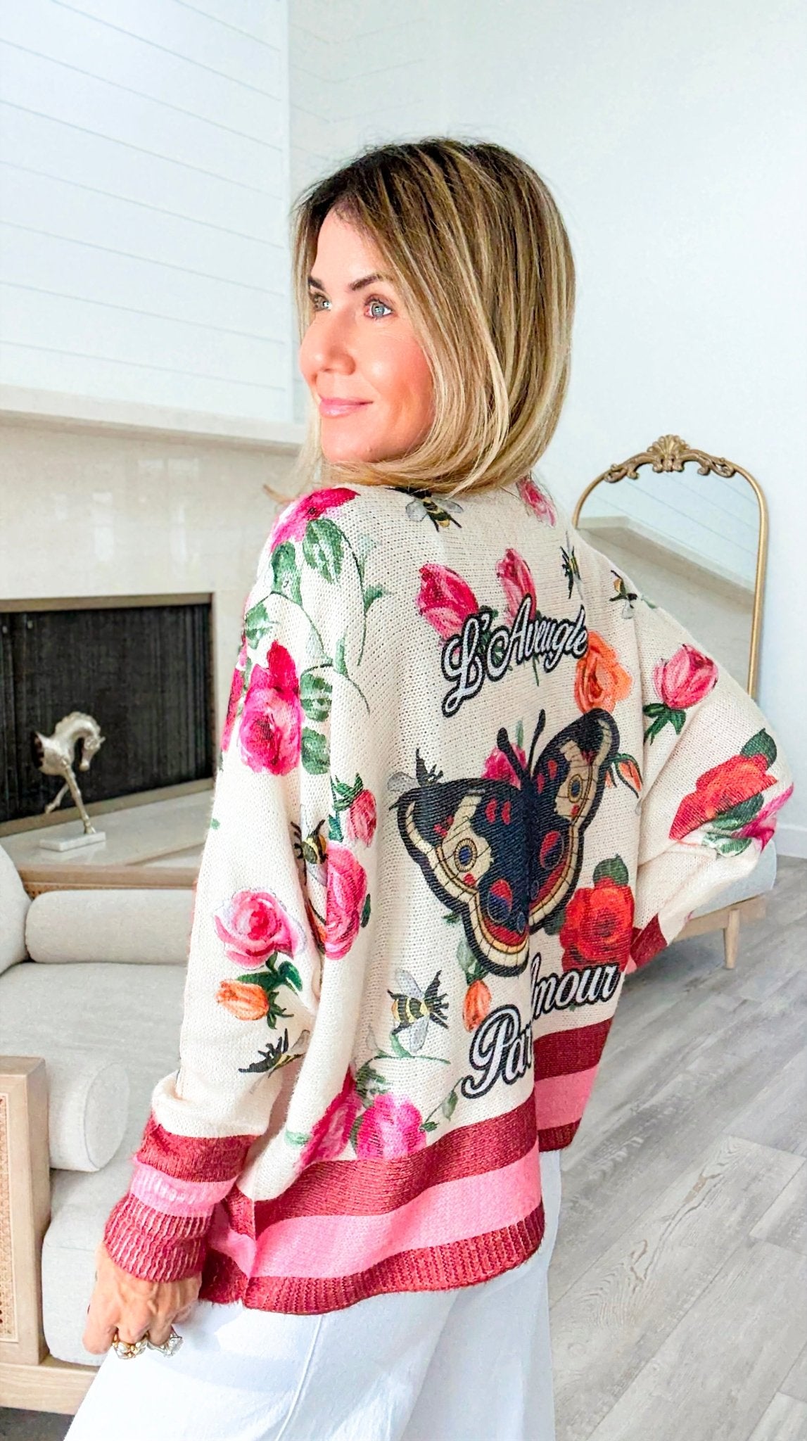 Whimsical Romance Italian Emilia Knit Sweater-140 Sweaters-SORPRESA-Coastal Bloom Boutique, find the trendiest versions of the popular styles and looks Located in Indialantic, FL