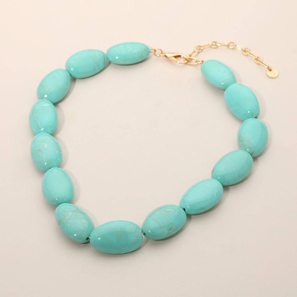 Whispers of Dawn Necklace - Turquoise-230 Jewelry-NYW-Coastal Bloom Boutique, find the trendiest versions of the popular styles and looks Located in Indialantic, FL