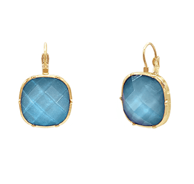 Whispers of Light Drop Earrings - Aqua Blue-230 Jewelry-GS JEWELRY-Coastal Bloom Boutique, find the trendiest versions of the popular styles and looks Located in Indialantic, FL