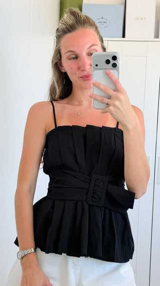 Whispers of Summer Top - Black