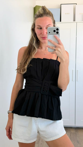Whispers of Summer Top - Black
