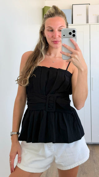 Whispers of Summer Top - Black