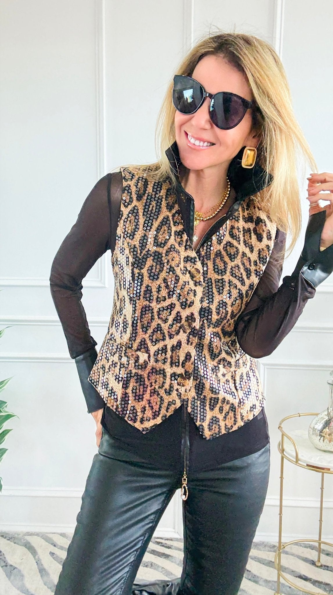 Wild Allure Peplum Vest-150 Cardigans/Layers-LA ROS-Coastal Bloom Boutique, find the trendiest versions of the popular styles and looks Located in Indialantic, FL