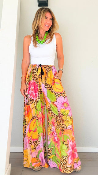 Wild Bloom Kapri Italian Pants