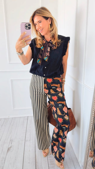 Wild Contrast Pants