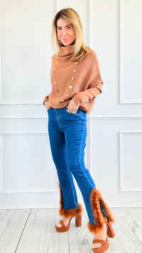 Wild Edge Flare Pants-190 Denim-JJ'S FAIRYLAND-Coastal Bloom Boutique, find the trendiest versions of the popular styles and looks Located in Indialantic, FL