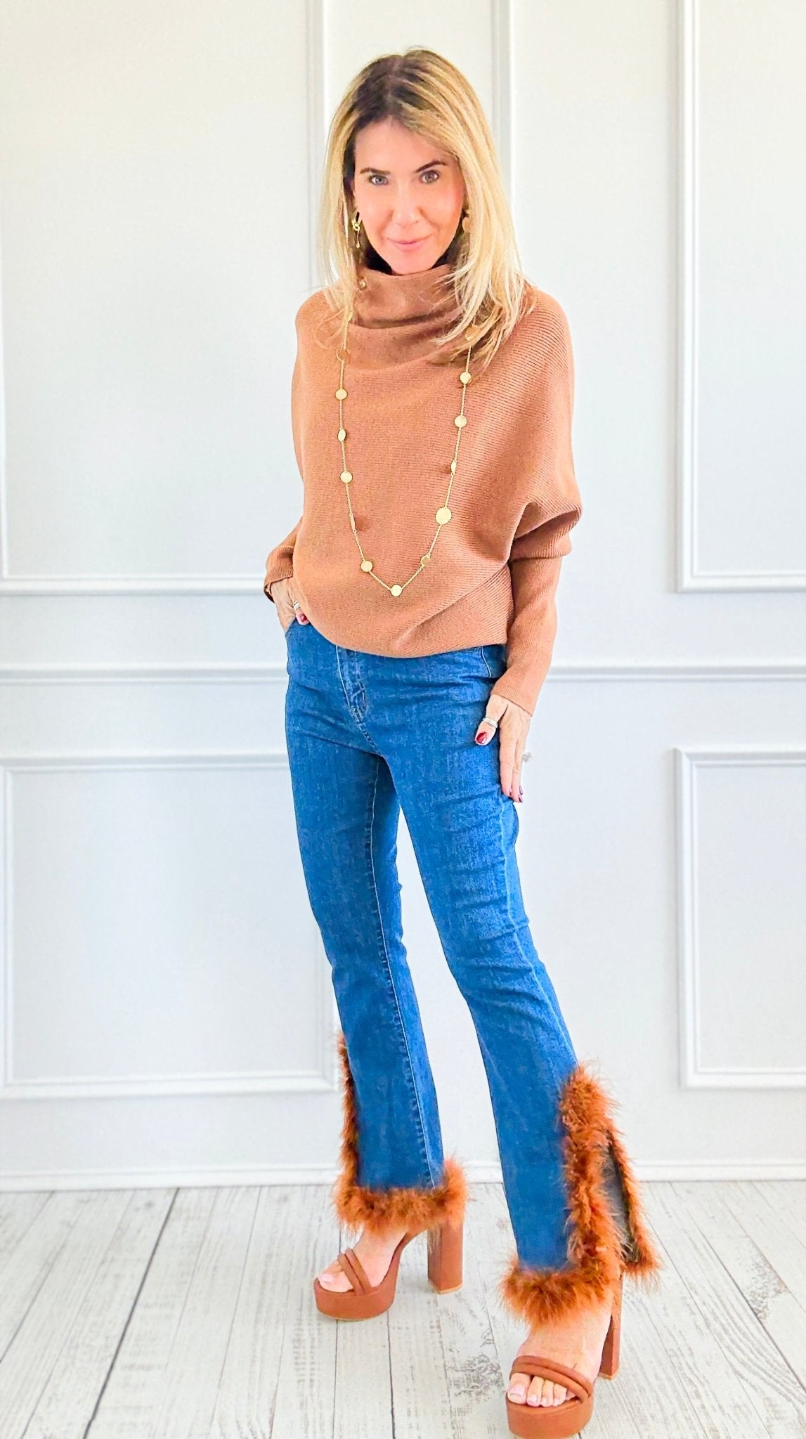 Wild Edge Flare Pants-190 Denim-JJ'S FAIRYLAND-Coastal Bloom Boutique, find the trendiest versions of the popular styles and looks Located in Indialantic, FL