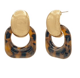 Wild Elegance Drop Earrings-230 Jewelry-GS JEWELRY-Coastal Bloom Boutique, find the trendiest versions of the popular styles and looks Located in Indialantic, FL