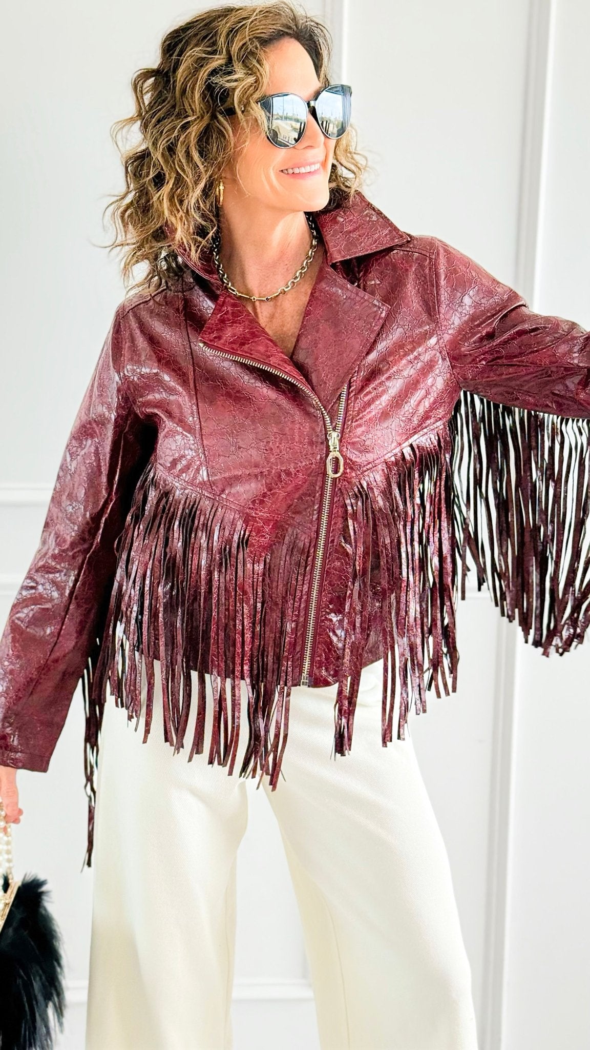 Wild Grace Moto Jacket-160 Jackets-JJ'S FAIRYLAND-Coastal Bloom Boutique, find the trendiest versions of the popular styles and looks Located in Indialantic, FL
