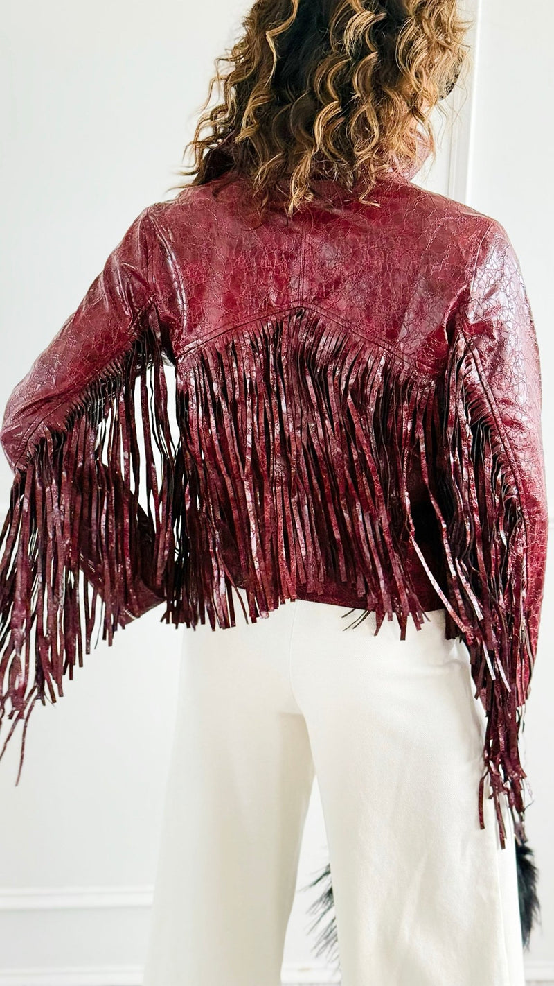 Wild Grace Moto Jacket-160 Jackets-JJ'S FAIRYLAND-Coastal Bloom Boutique, find the trendiest versions of the popular styles and looks Located in Indialantic, FL