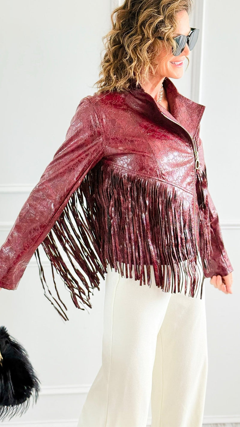 Wild Grace Moto Jacket-160 Jackets-JJ'S FAIRYLAND-Coastal Bloom Boutique, find the trendiest versions of the popular styles and looks Located in Indialantic, FL