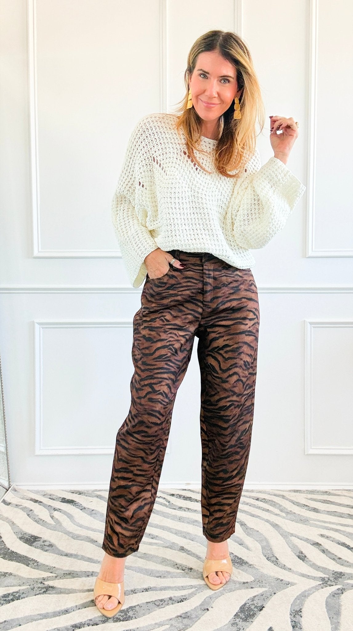 Wild Instinct Print Pants