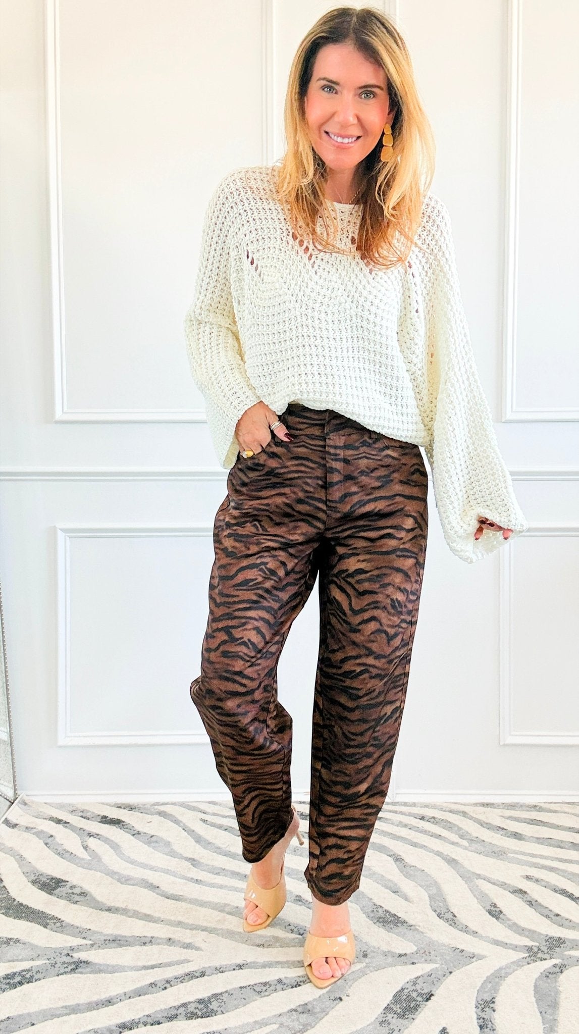 Wild Instinct Print Pants