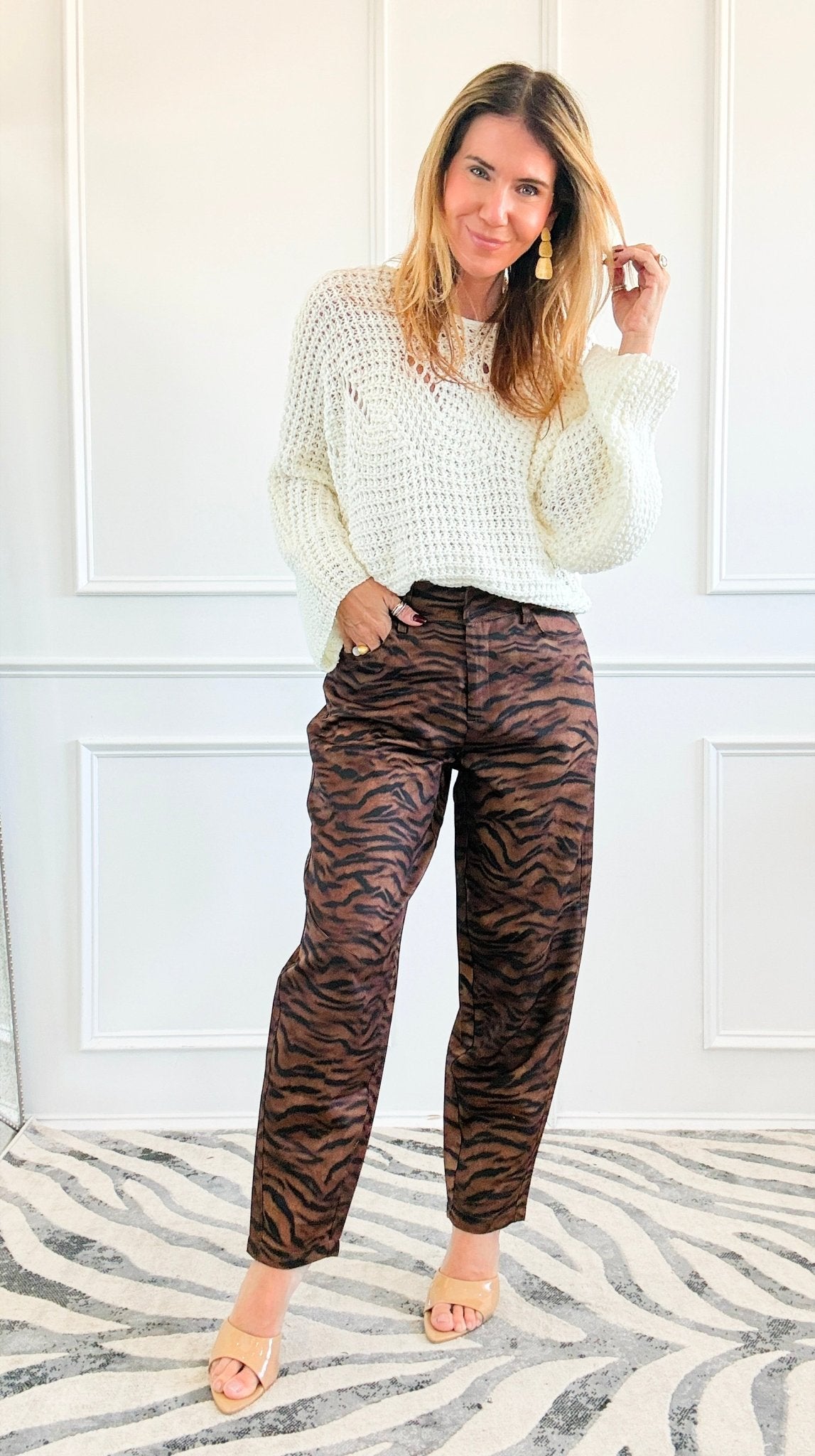 Wild Instinct Print Pants