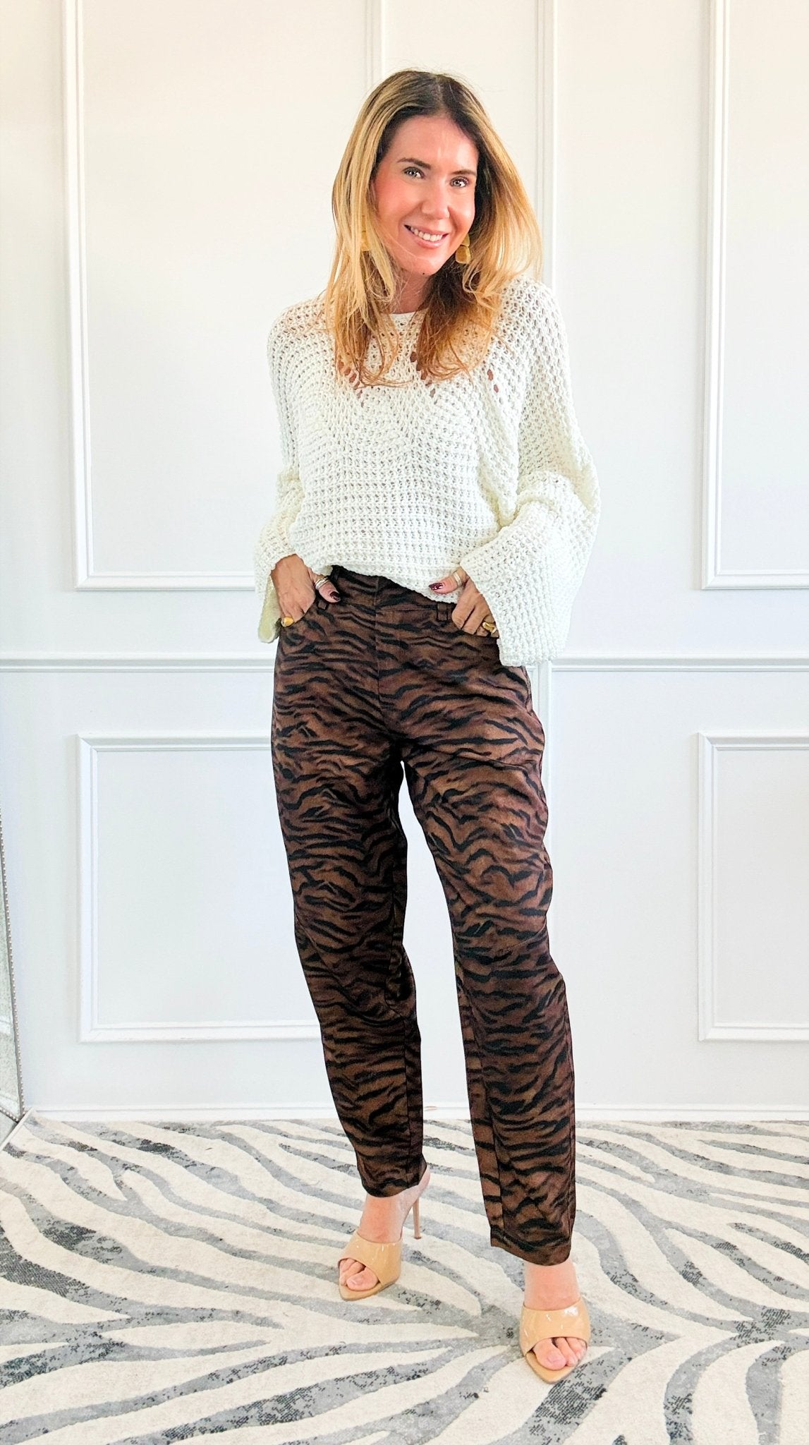 Wild Instinct Print Pants