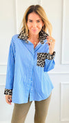 Wild Mix Italian Blouse-110 Long Sleeve Tops-AMIRA-Coastal Bloom Boutique, find the trendiest versions of the popular styles and looks Located in Indialantic, FL