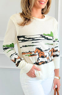 Wild Prairie Long Sleeve Top-110 Long Sleeve Tops-Taelynn-Coastal Bloom Boutique, find the trendiest versions of the popular styles and looks Located in Indialantic, FL