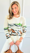Wild Prairie Long Sleeve Top-110 Long Sleeve Tops-Taelynn-Coastal Bloom Boutique, find the trendiest versions of the popular styles and looks Located in Indialantic, FL