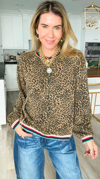 Wild Rib Leopard Sweatshirt